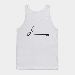 Bite Me in Gregg shorthand Tank Top